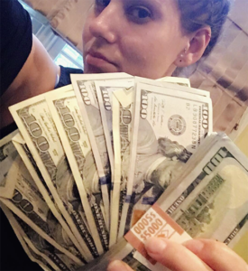 Findom and her money
